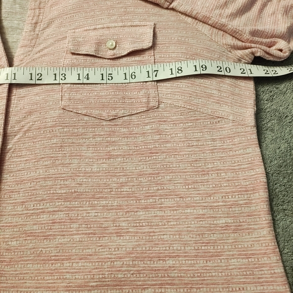 J.McLaughlin Women's Brynn Knit Linen Blend Top, Medium Barbiecore - Picture 8 of 9